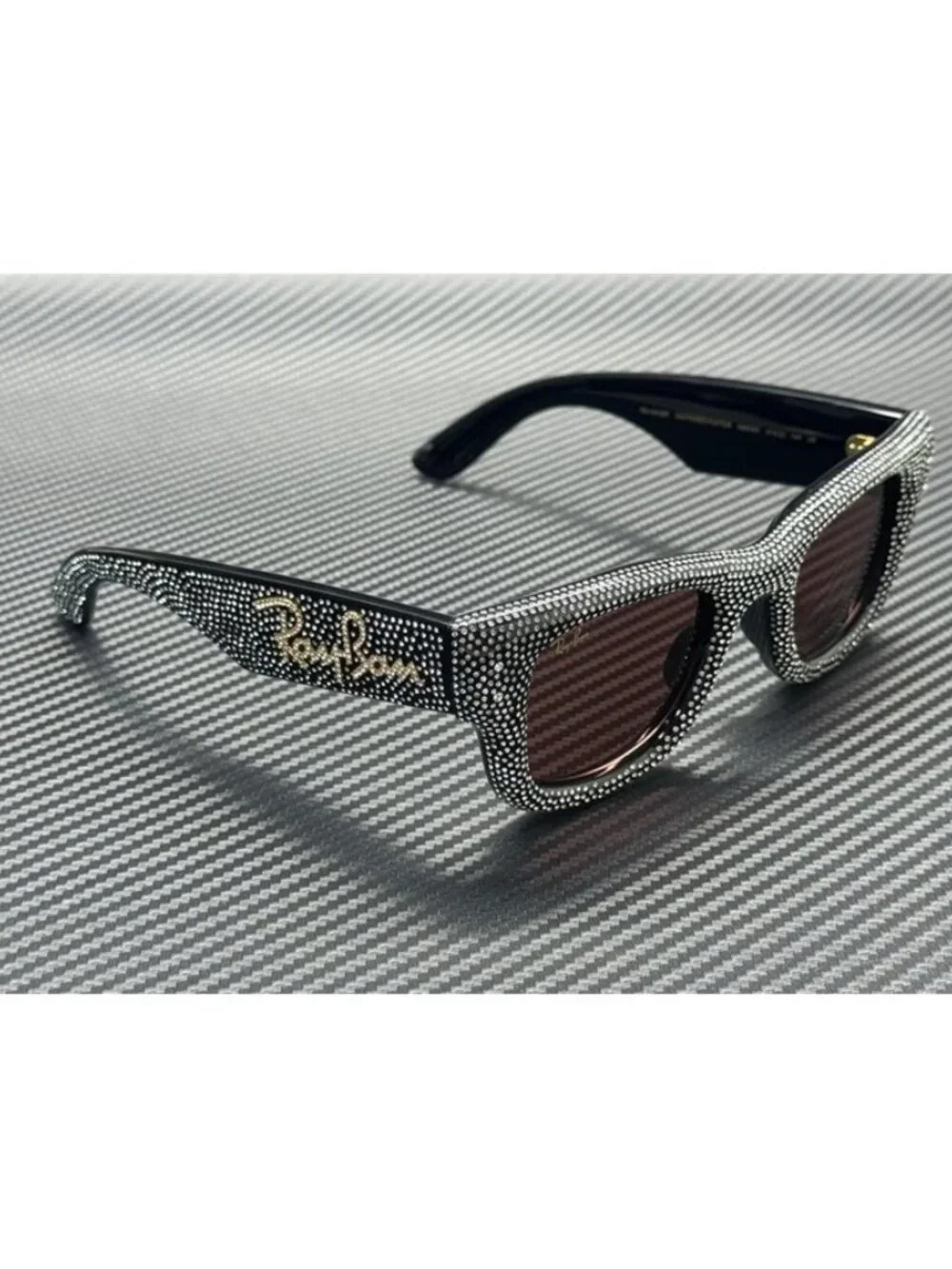 New Ray-Ban Men Black Sunglasses 47-23-145